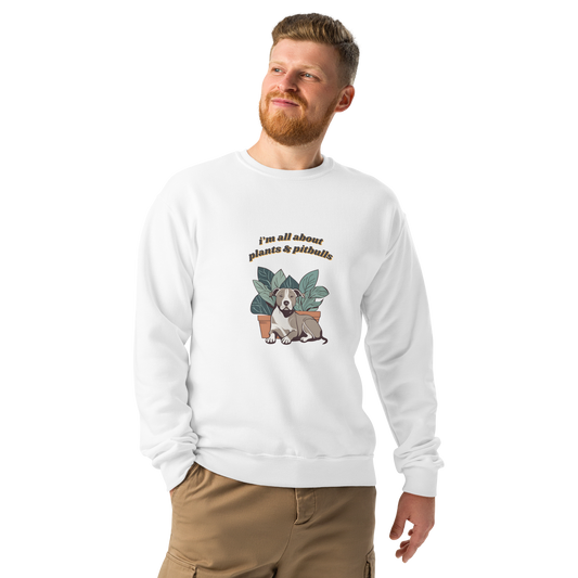 Plants & Pitbulls Crew-Neck Sweatshirt