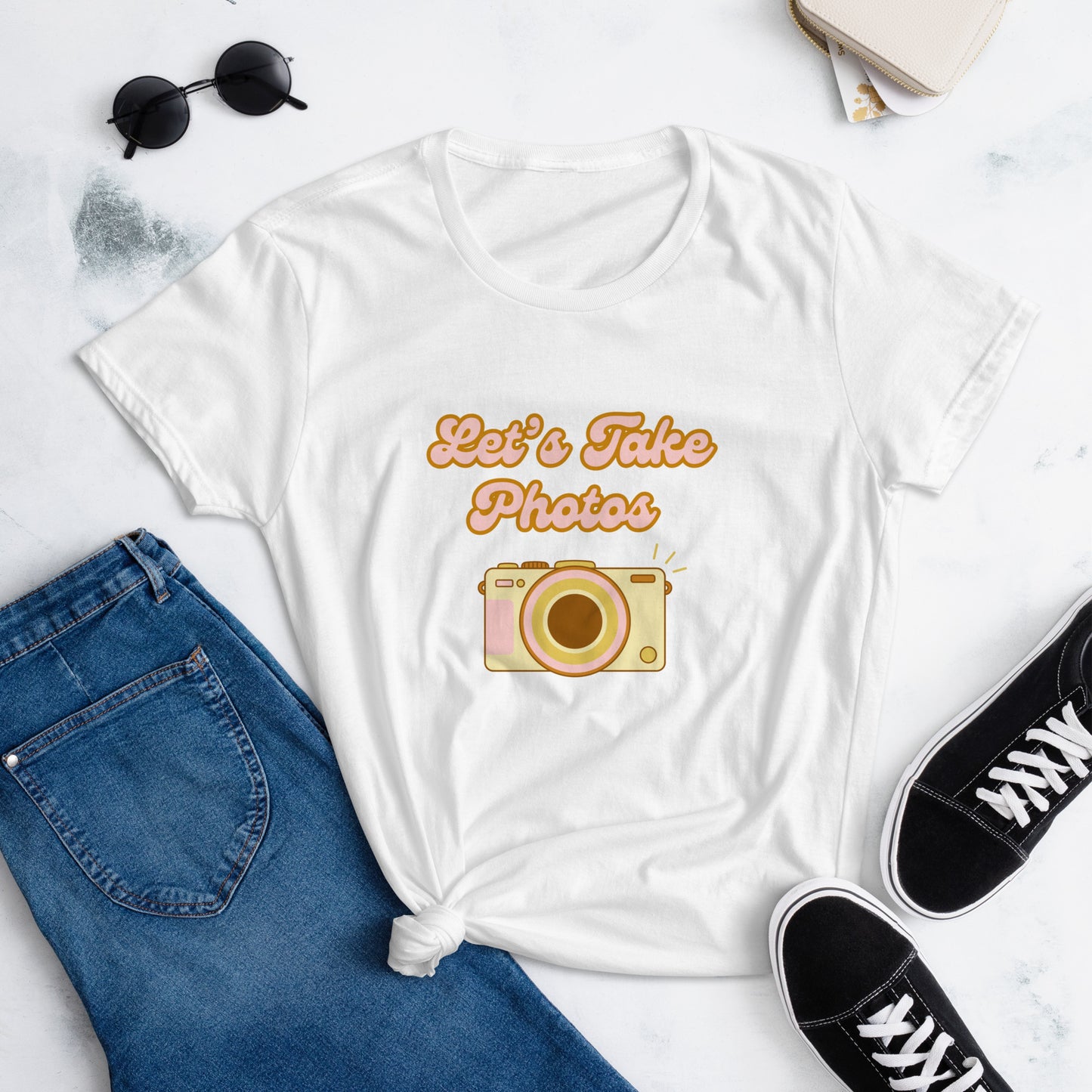 Let's Take Photos Women's Short Sleeve T-Shirt